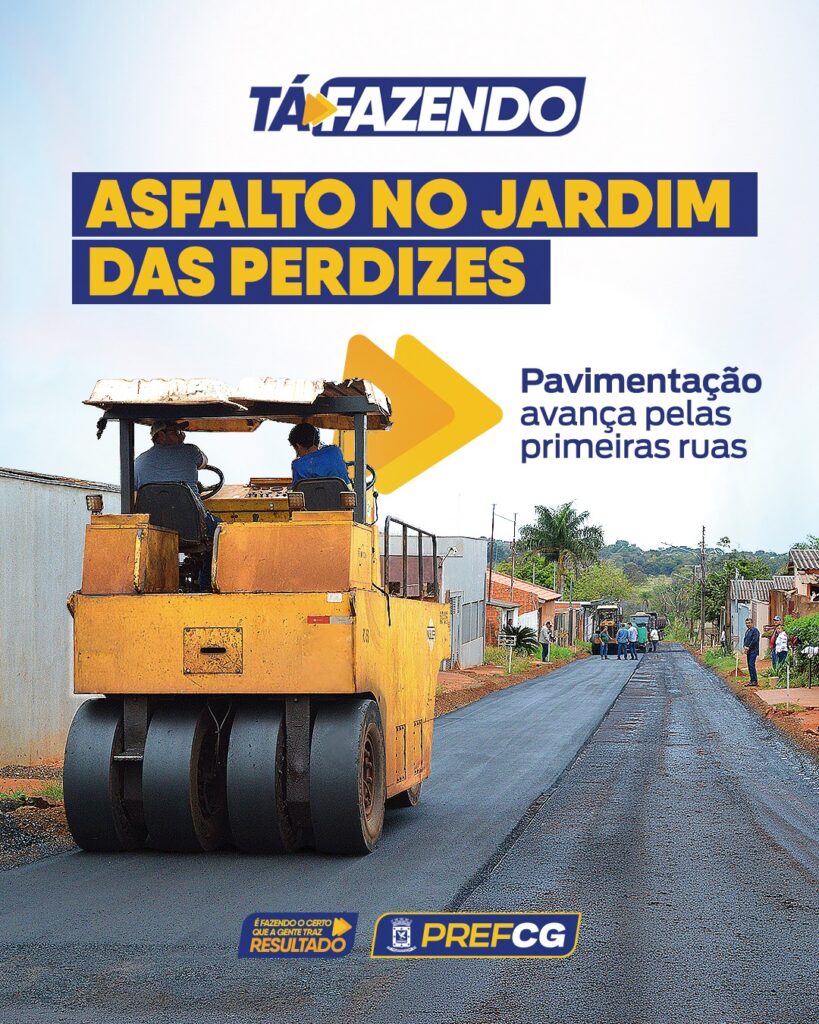 A obra faz parte do projeto de infraestrutura urbana do Complexo Rita Vieira – Lote 03, que contempla pavimentação asfáltica, drenagens pluv…