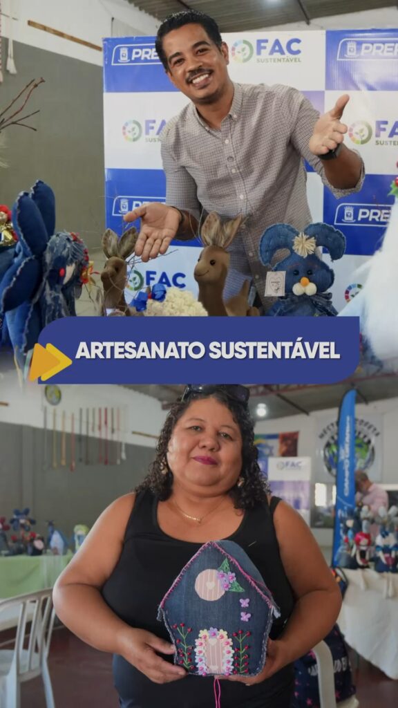 Criatividade que gera novas possibilidades ♻️ Desde a segunda quinzena de junho, moradoras do Bairro Buriti participam da Oficina de Artesan…