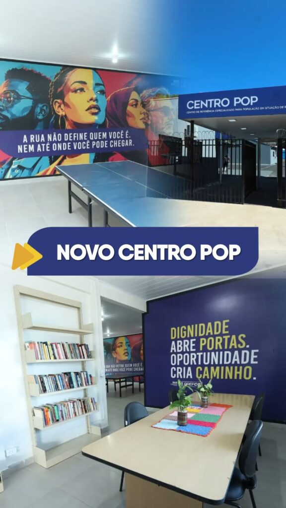 O novo Centro Pop foi pensado para ampliar os serviços às pessoas em situação de rua, com salas para atendimentos individuais e familiares,…