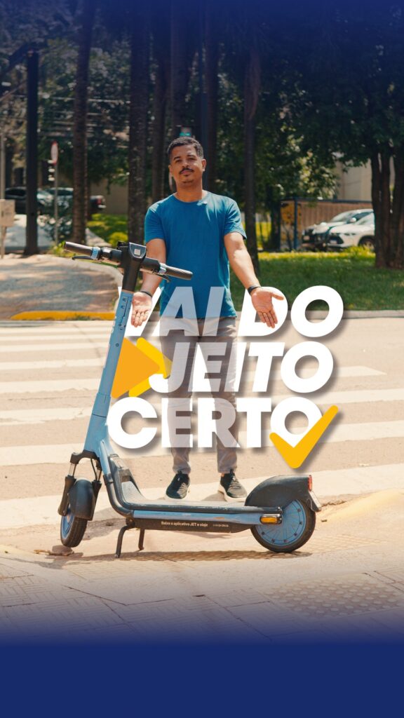 Todo mundo concorda que andar de patinete é legal. Mas e na hora de estacionar, você sabe fazer do jeito certo? Assista ao vídeo e veja como…