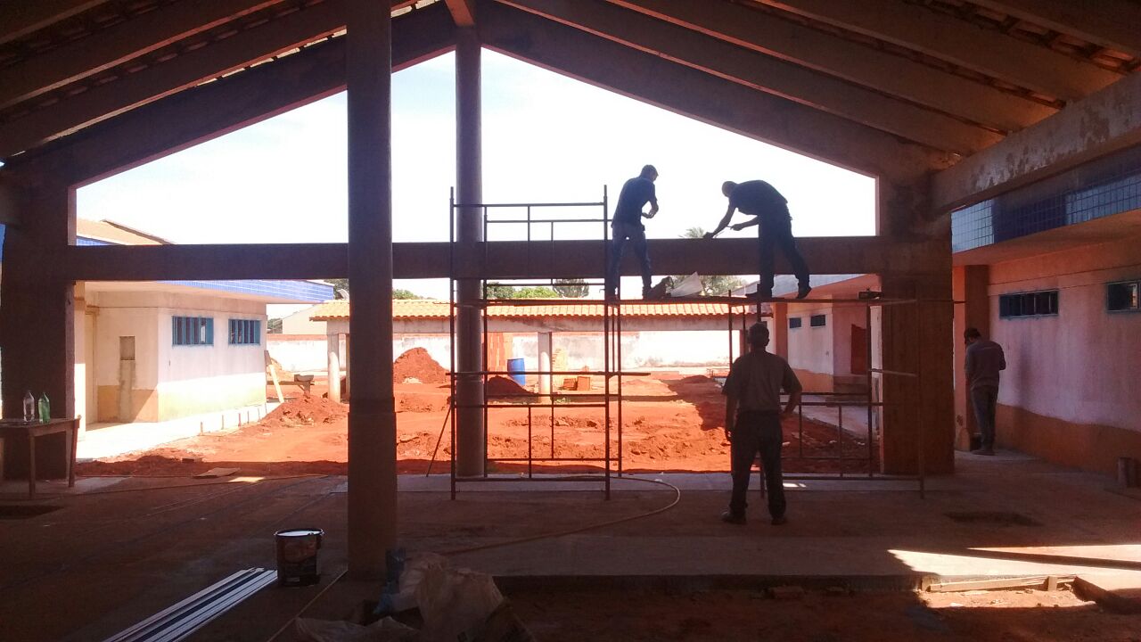 Obras do Ceinf do Jardim Centenário estão com 70% das obras concluídas ...