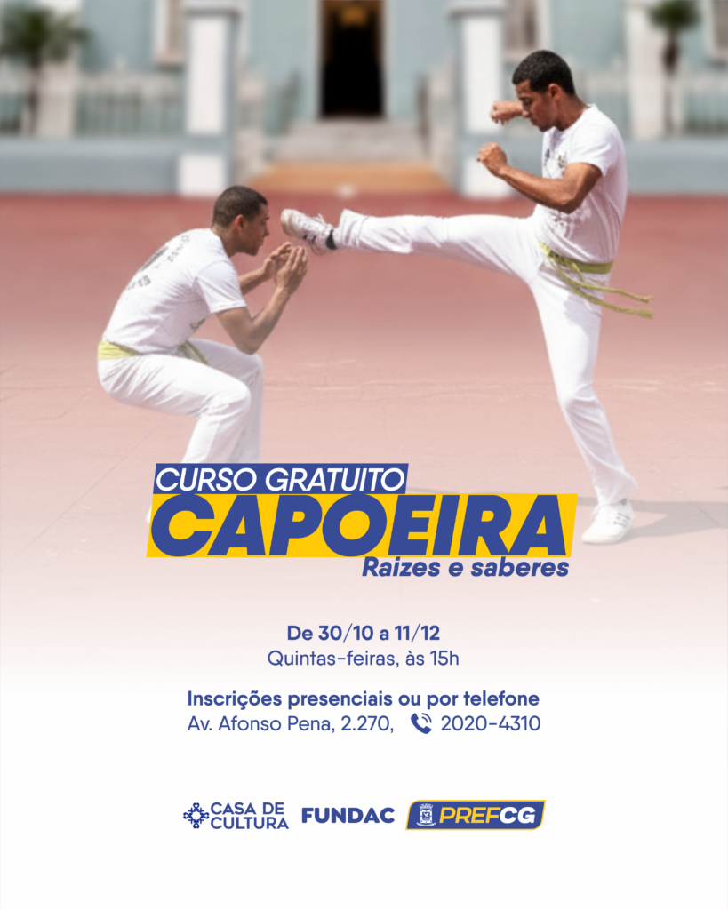 Casa de Cultura lança o curso “Capoeira Raízes e Saberes” Casa de Cultura lança o curso “Capoeira Raízes e Saberes”