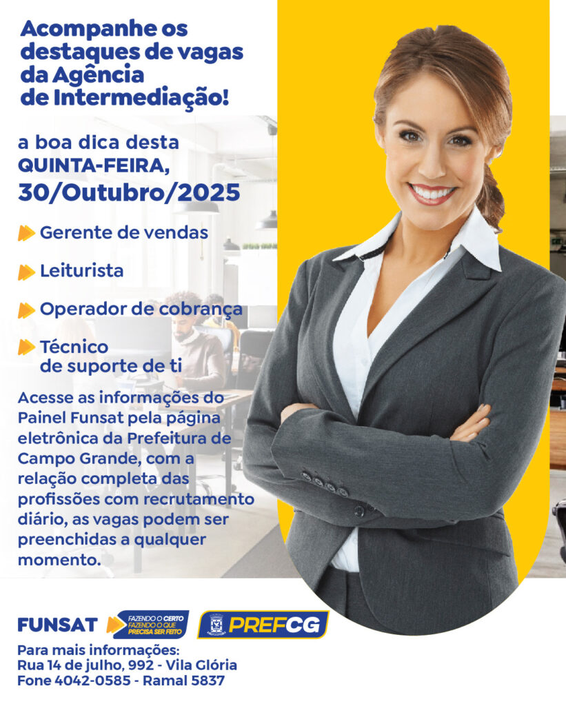 Foto: Reprodução/Prefeitura de Campo Grande - MS