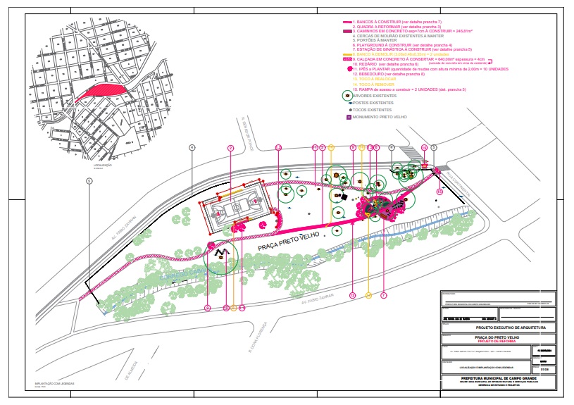 Prefeitura abre licitação para reforma da Praça Preto Velho