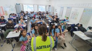 Agetran intensifica educação no trânsito com ação “Volta às Aulas”