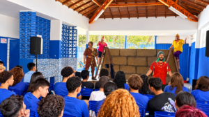 Ação leva saúde mental e valorização da vida para dentro da escola