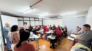 Funsat e Uems ensinam português a migrantes na Capital 